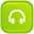 music 01 Green Icon